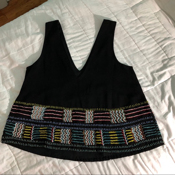 ✨TOPSHOP BEADED TOP✨ SLEEVELESS - Picture 2 of 3